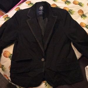 Black American Eagle Suit Jacket